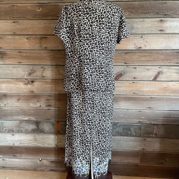 Emma James Matching Button Down Top and Maxi Dress Size M EUC - Picture 10 of 14